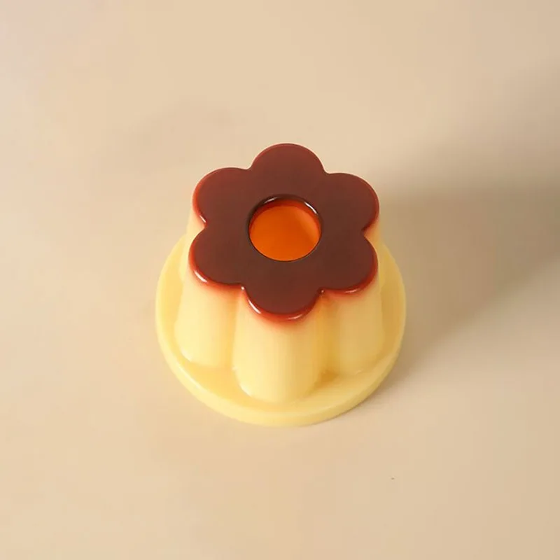 1PC Creative Pudding Pen Holder Cute Pudding Pen Holder Birthday Gift Creative Desktop Girl Heart Small Ornament