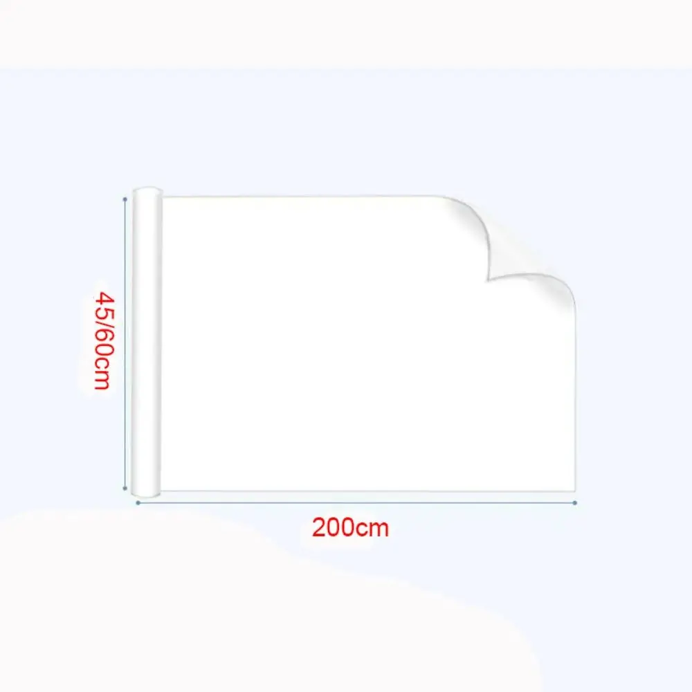 New Electrostatic Whiteboard Sticker Removable Reusable Teaching Graffiti Drawing Board Household PP Erasable Whiteboard
