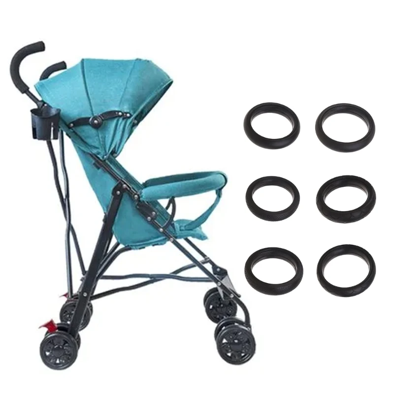 Neue Rad reifen abdeckung für Kinderwagen räder bebe Zubehör Vorderrad für yoya yoyaplus tianrui babalo Reifen 13,5 15cm 18cm