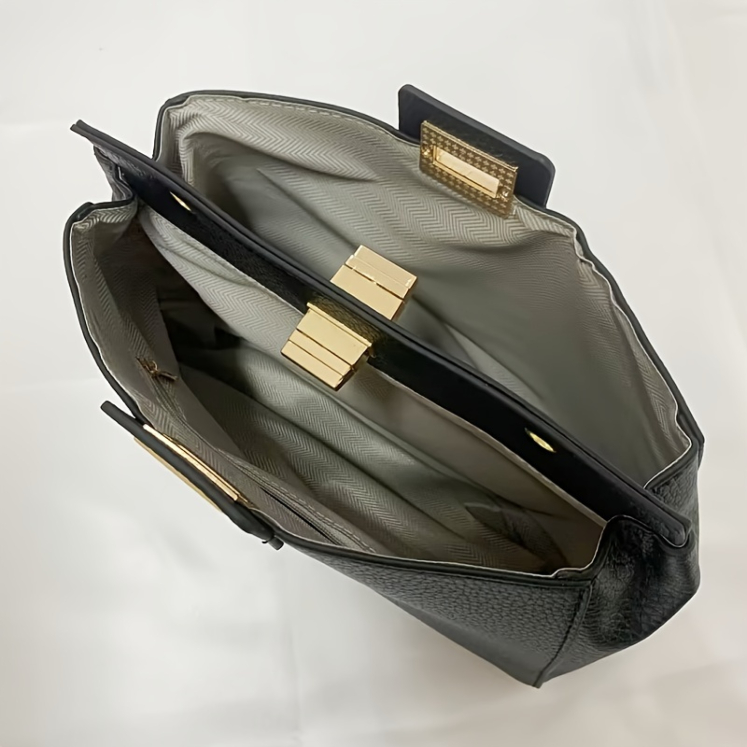 กระเป๋าสะพายสตรีสไตล์วินเทจหรูหราหนัง PU กระเป๋าสะพายข้าง