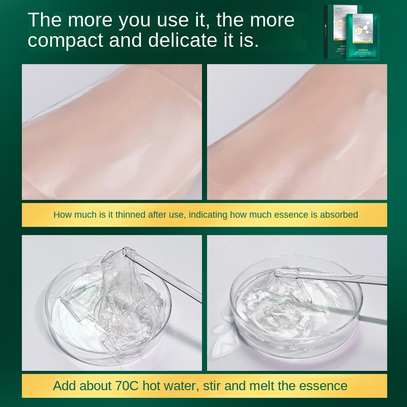 5 pçs * 30ml tiktok venda quente algas colágeno enchimento máscara de cristal reabastecimento frutas geléia pele máscara transparente cuidados com a pele