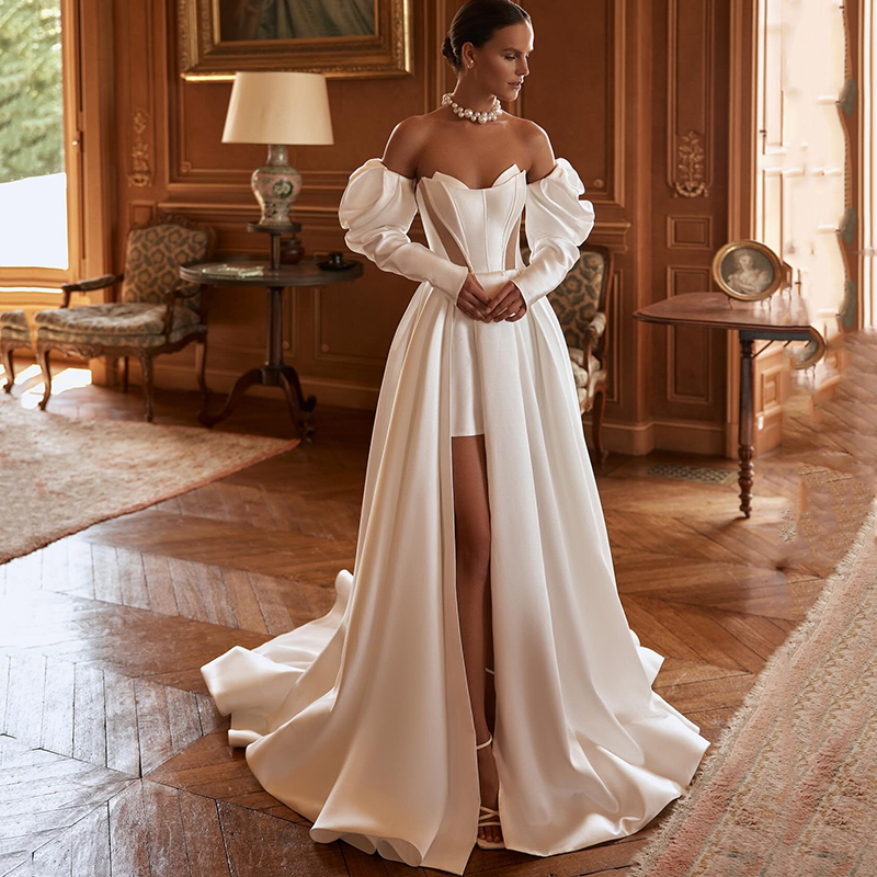 Eightree-Robes de mariée A-ligne pour femmes, Chérie, Patients à fente haute, Robe élégante, Mariage, Soirée, Bal, Tout ce qui est personnalisé, 2025