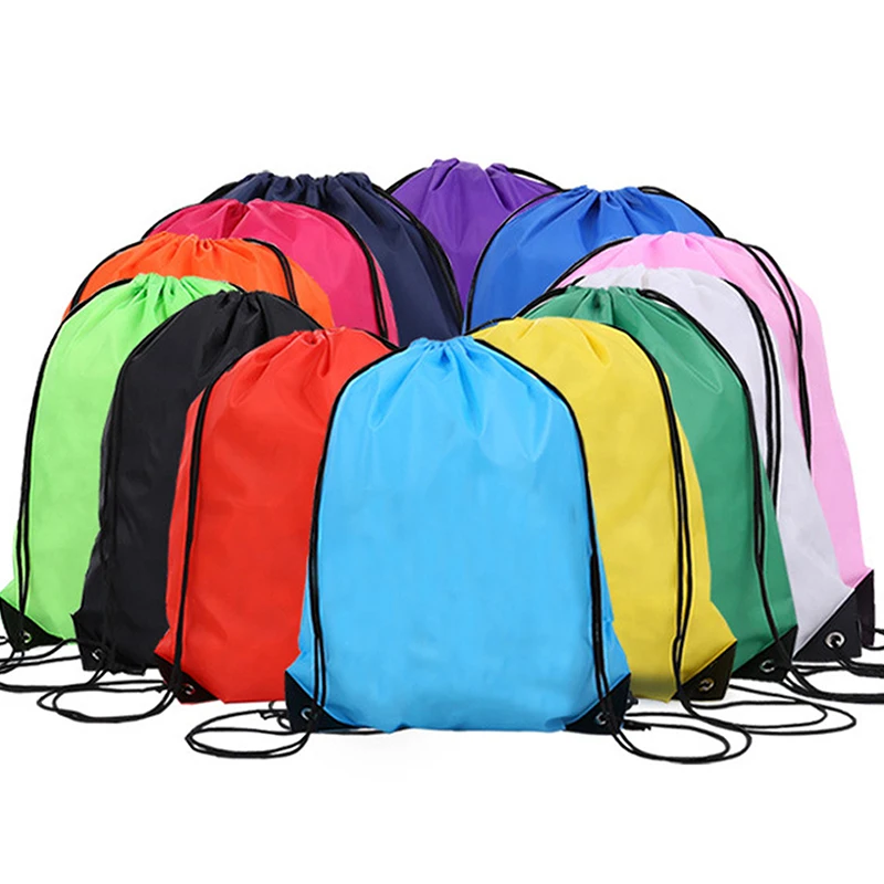 Wasserdichte faltbare Sporttasche Bundle Tasche Fitness Rucksack Kordelzug Shop Tasche Wandern Camping Schwimmen Männer Frauen Sporttaschen