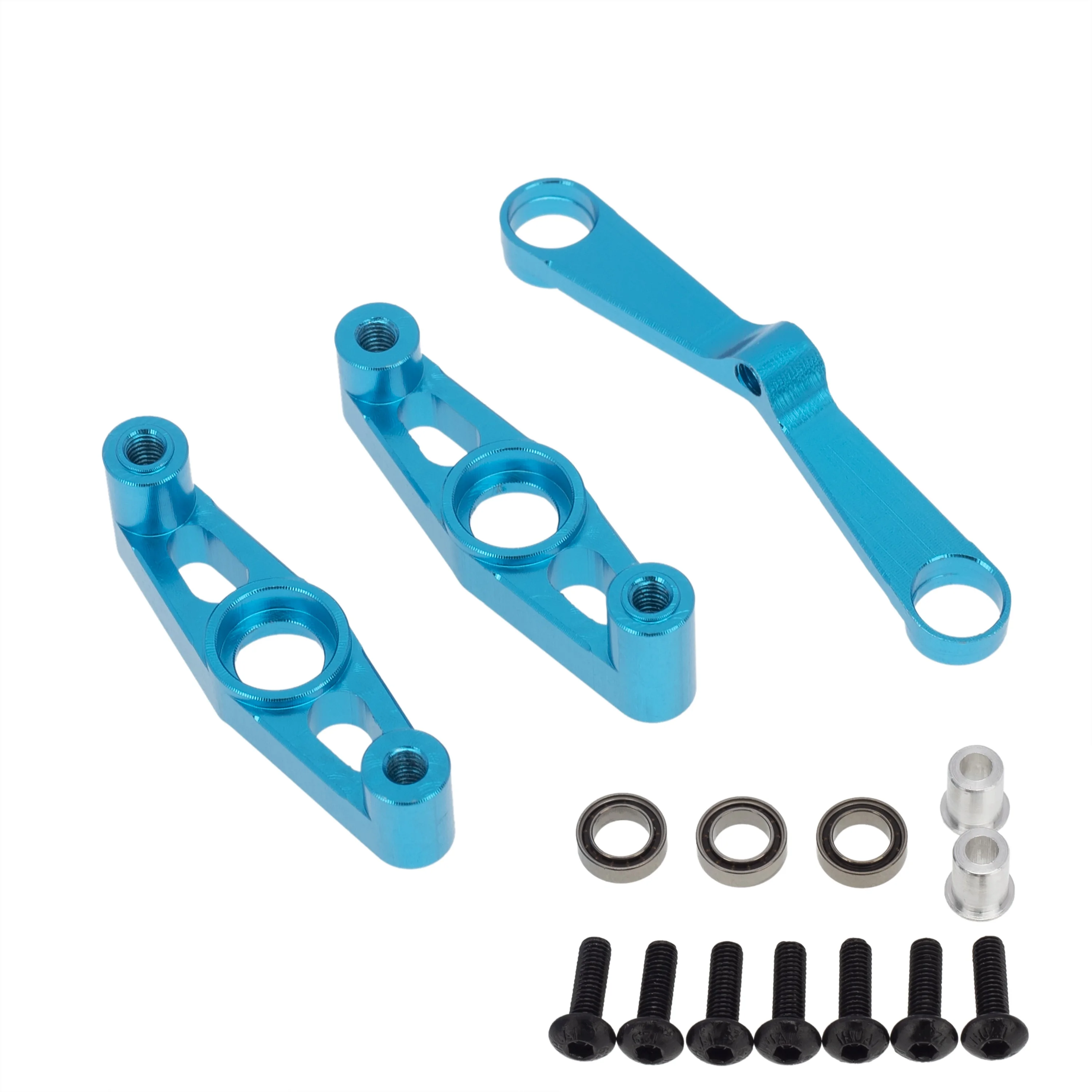 Tamiya TT02 Full Set Metal Upgrade Parts Kit Drive Shaft CVD Steering Cup Diff Cup Steering Assembly for Tamiya TT02 1/10 RC Car
