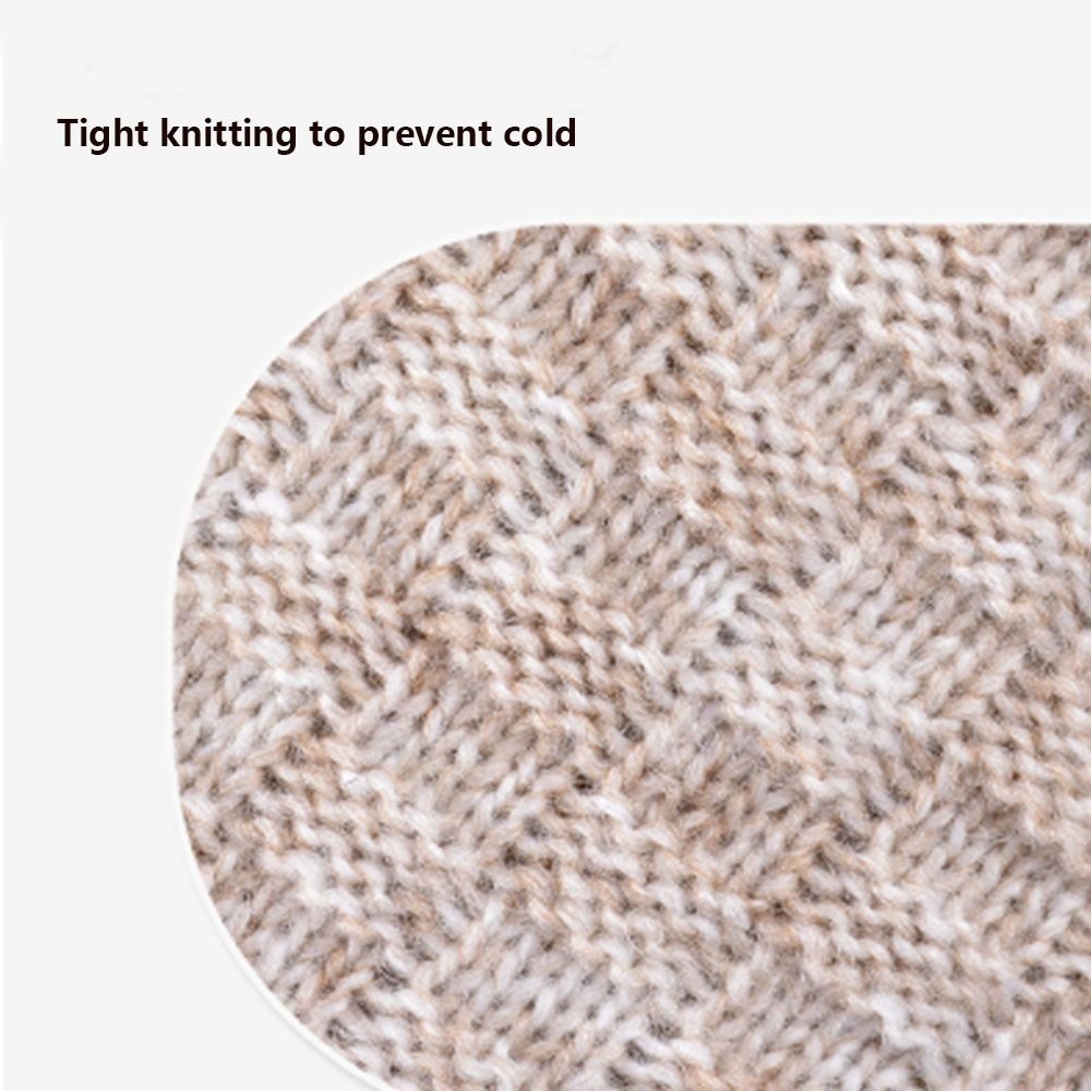 Neck Warmer Winter Beanie Hats Scarf Set Cold Proof Thicken Women Warm Knitted Hat Windproof Ear Protection