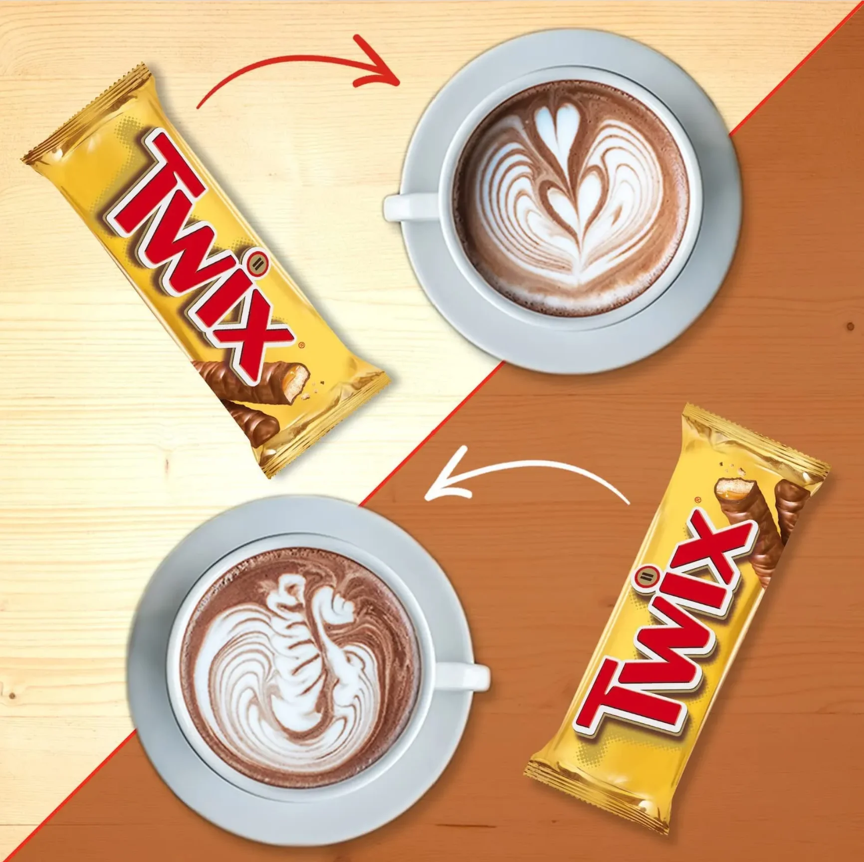 Mars Caixa de Doces e Biscoitos com Chocolate Twix, 25 Pacotes de 50 g Vegetariano