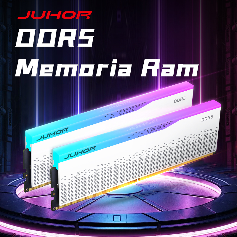 Pamięć stacjonarna JUHOR RGB DDR5 16 GBX2 6000 MHz 5600 MHz Dimm Szybka pamięć RAM