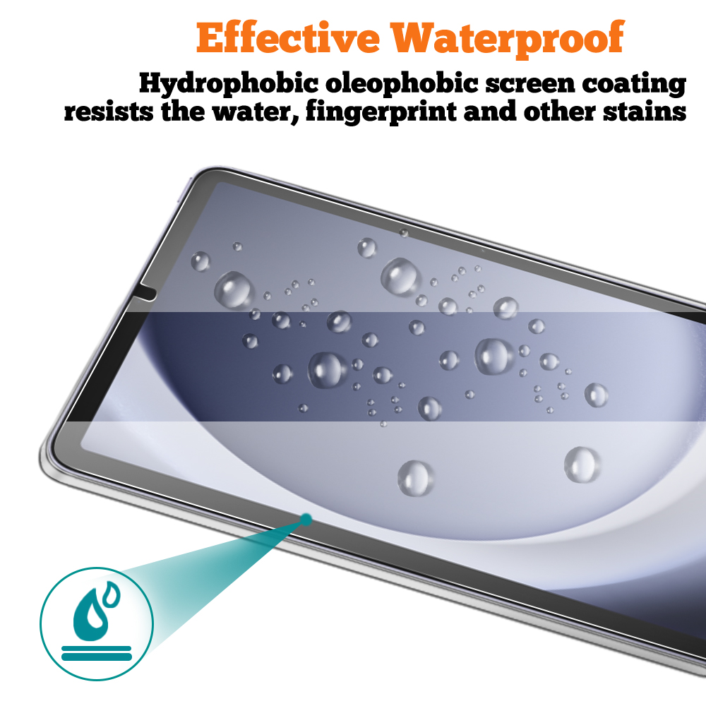 2er-Pack Displayschutz aus gehärtetem Glas für Samsung Galaxy Tab S9 Fe 10.9 12.4 Ultra A9 Plus 9H Schutzfolie