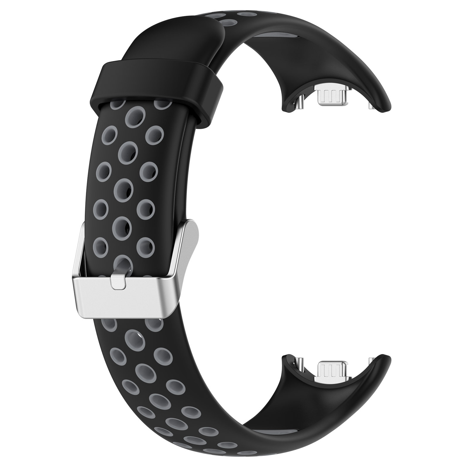 Correa de silicona para reloj Xiaomi Band 8, 9, repuesto de correa de reloj inteligente transpirable de dos colores para Xiaomi Mi Band 9 8
