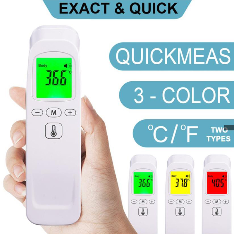 AiQUE Termômetro Infravermelho Digital LCD Medição Corporal Crianças Adulto Febre IR Crianças Termometro Sem Contato