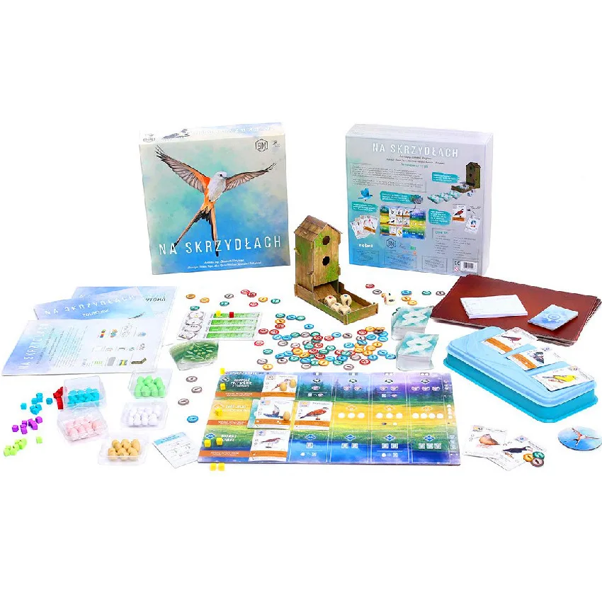 Jogo de envergadura versão 2018 Espalhe suas asas e voam Jogo de tabuleiro Hummingbird Swift Start Pack