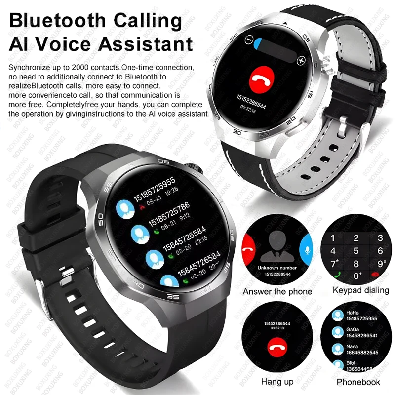 Huawei-男性と女性のためのコネクテッドウォッチ,AMOLEDディスプレイ,NFC, GPSトラッカー,Bluetooth通話,健康,新しい,2022