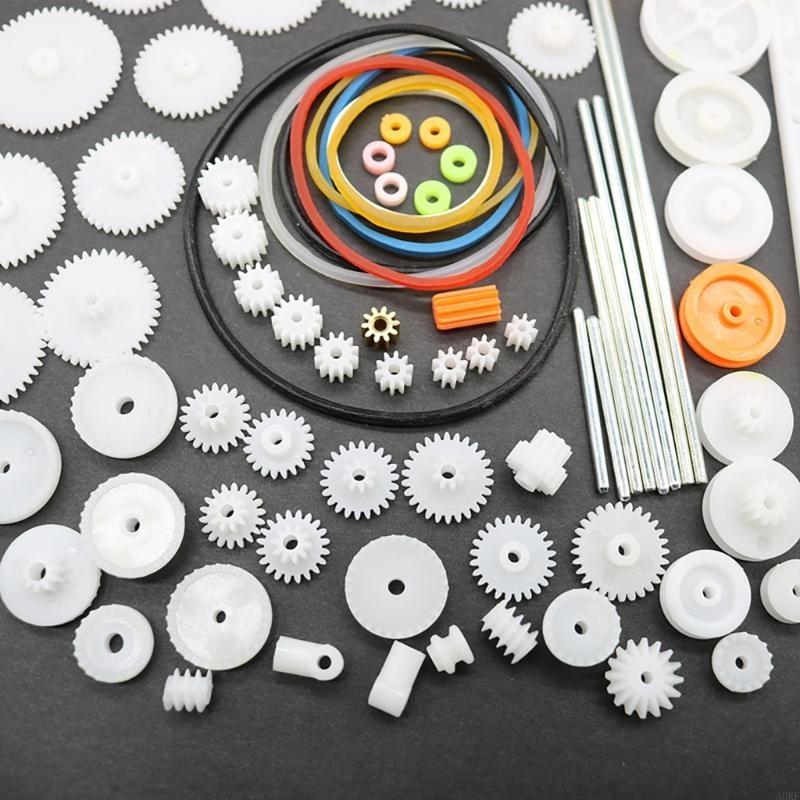 82pcs/Set Plastic Gear Diy аксессуары для робота для игрушечных автомобилей A0KF A0KF