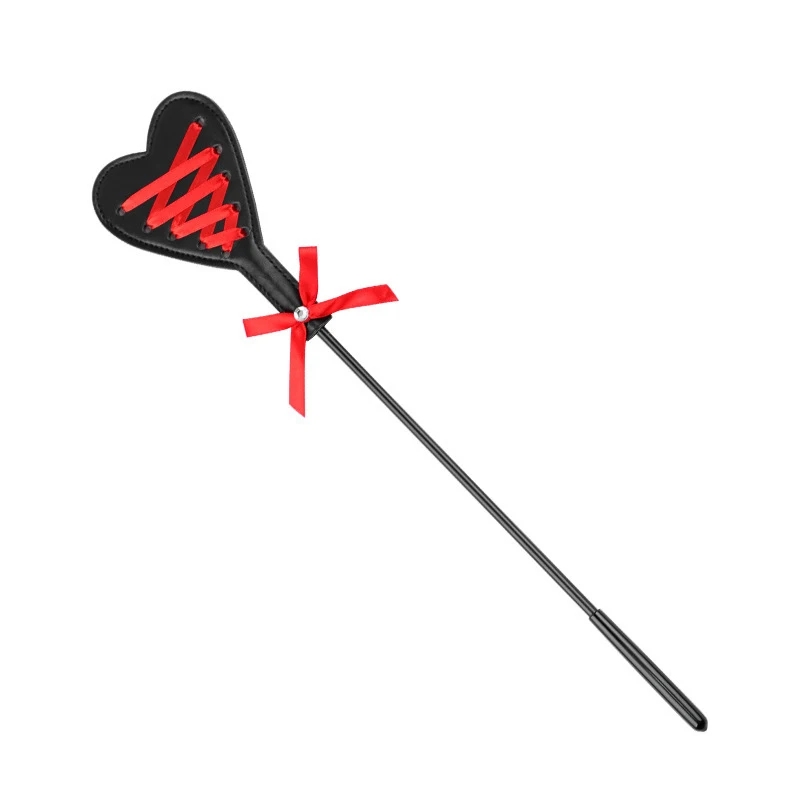 Pagaie di piume in pelle Pu, fruste sculacciate Flogger gioco di ruolo equitazione per equitazione Crop equestre bat