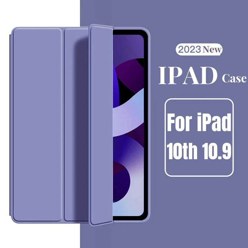 Para Apple iPad 10 10,9 pulgadas 2022 A2757 A2777 funda para tableta funda inteligente con tapa magnética para iPad 10. a generación 10,9''