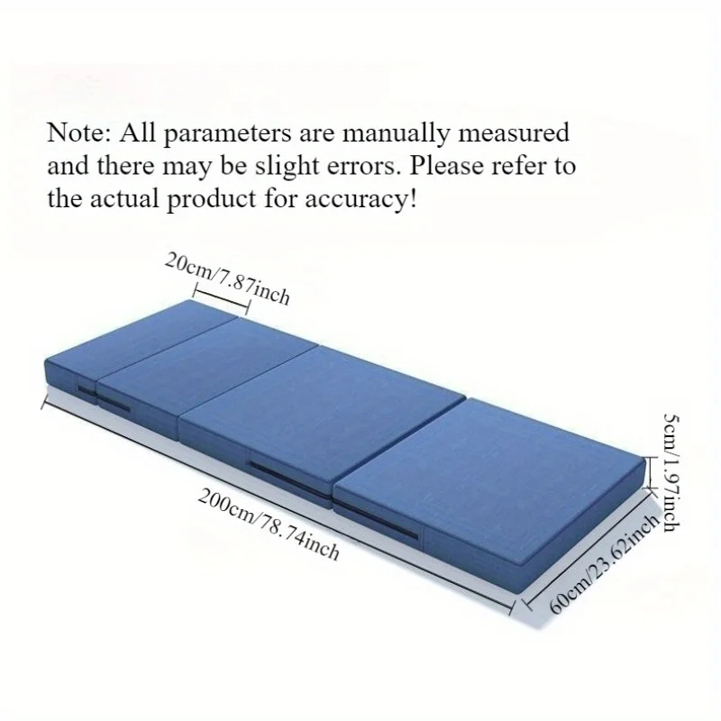 Office nap mat, floor laying, artifact folding mat, floor laying, thickened tatami mattress, sponge, lunch break mat