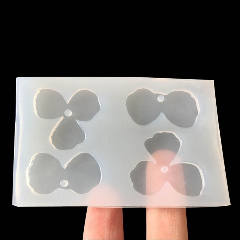 Silicone Jewelry Mold Flower Petal Earring Pendant Epoxy Resin Casting Mold Tool Necklace Crafts Jewelry Finding Accessories