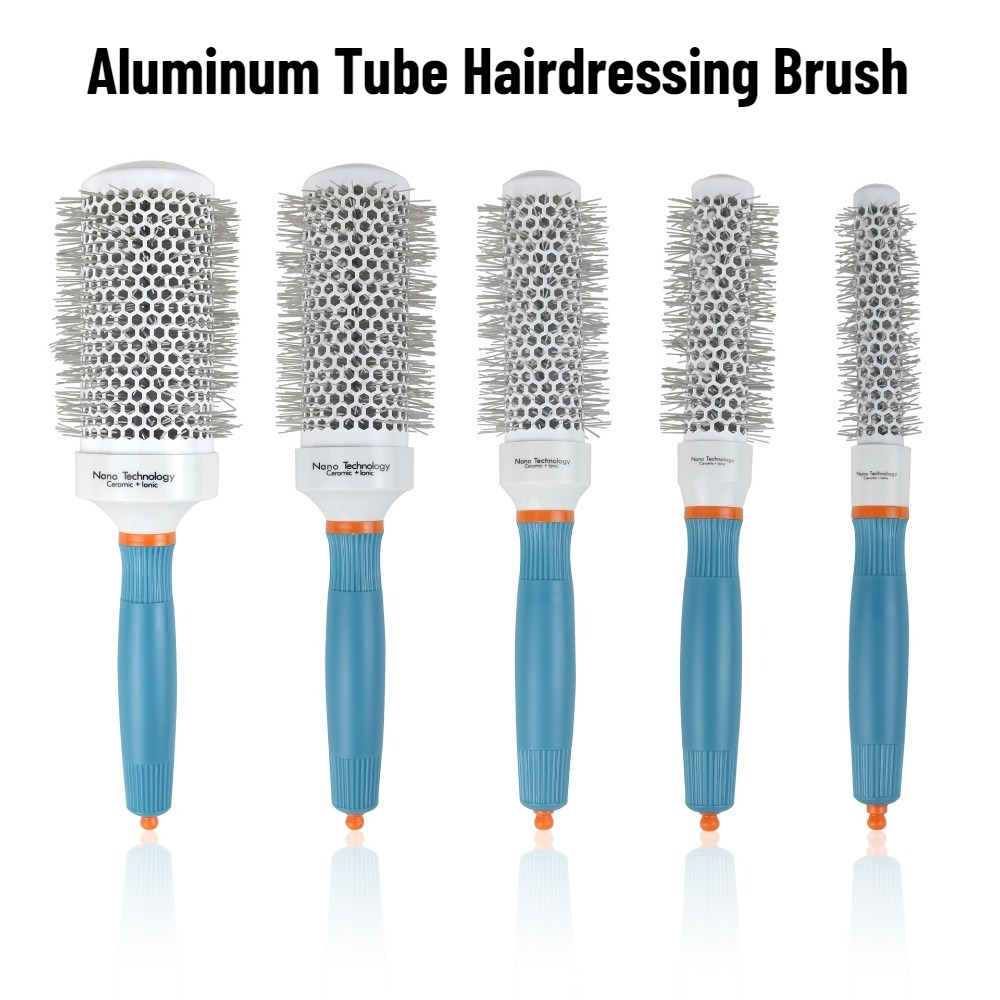 Профессиональная салонная щетка для укладки волос, круглая бочка, расческа для вьющихся волос, расческа для влажной и сухой уборки, двойная расческа, роликовые инструменты