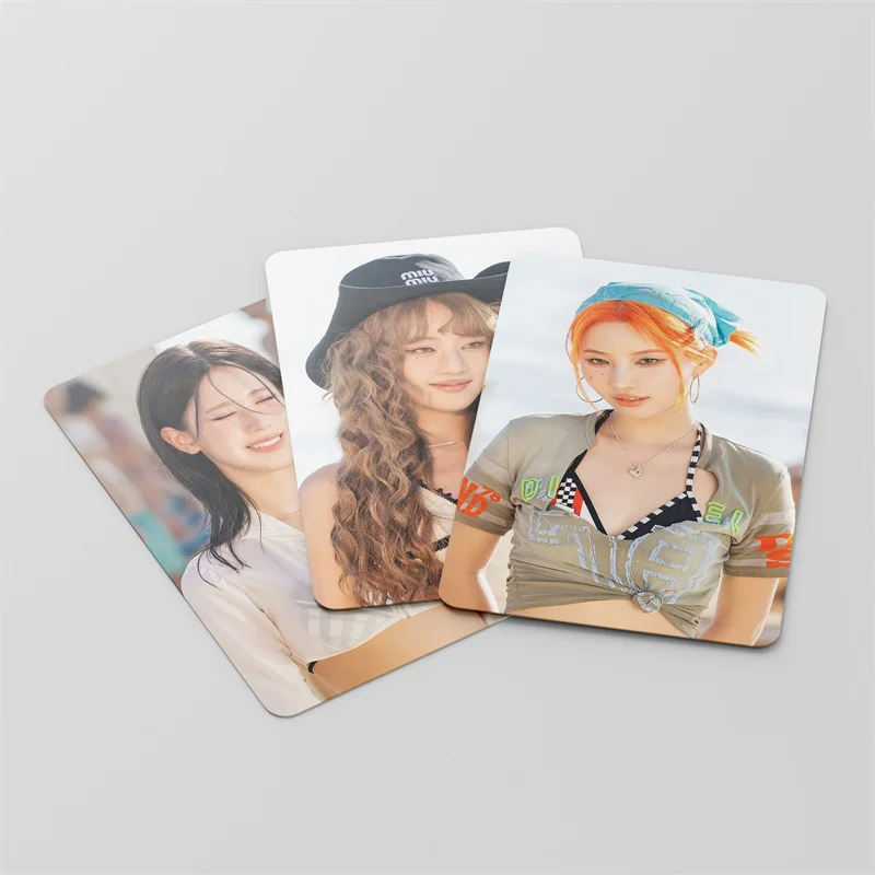 55 ピース/セット KPOP GIDLE アルバム Klaxon LOMO カード SONG YUQI MINNIE SHUWAH I SWAY 美しい写真コレクション ギフト (G) I-DLE ポストカード