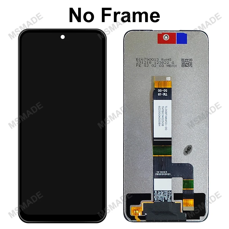 Chioce para Xiaomi Redmi 12 LCD 23053RN02I Panel táctil montaje de pantalla digitalizador para Redmi 12 pantalla 23053RN02Y piezas de repuesto