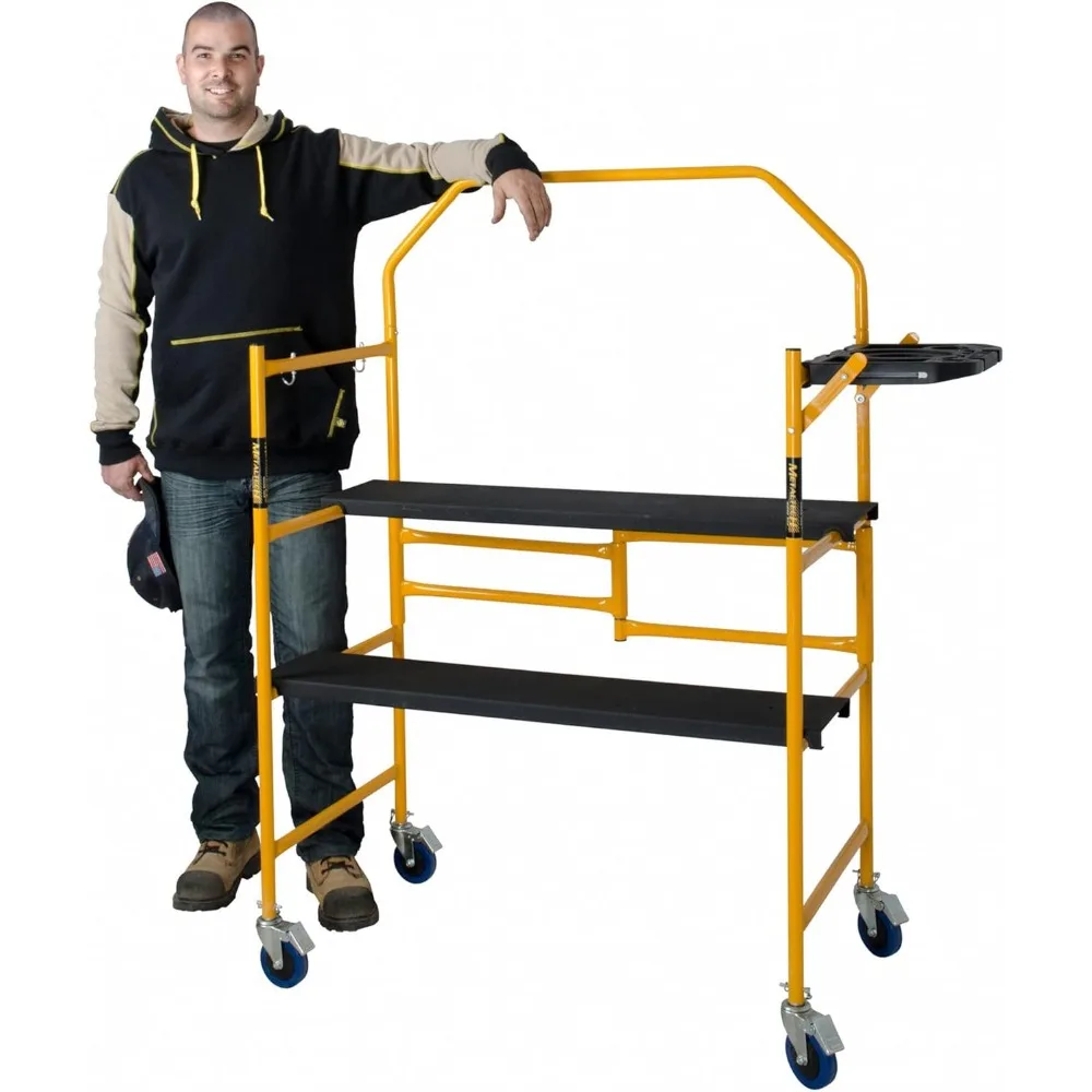 Job Site Series Scaffold with 500 lb. Load Capacity, 4-3/4' x 4' x 2'