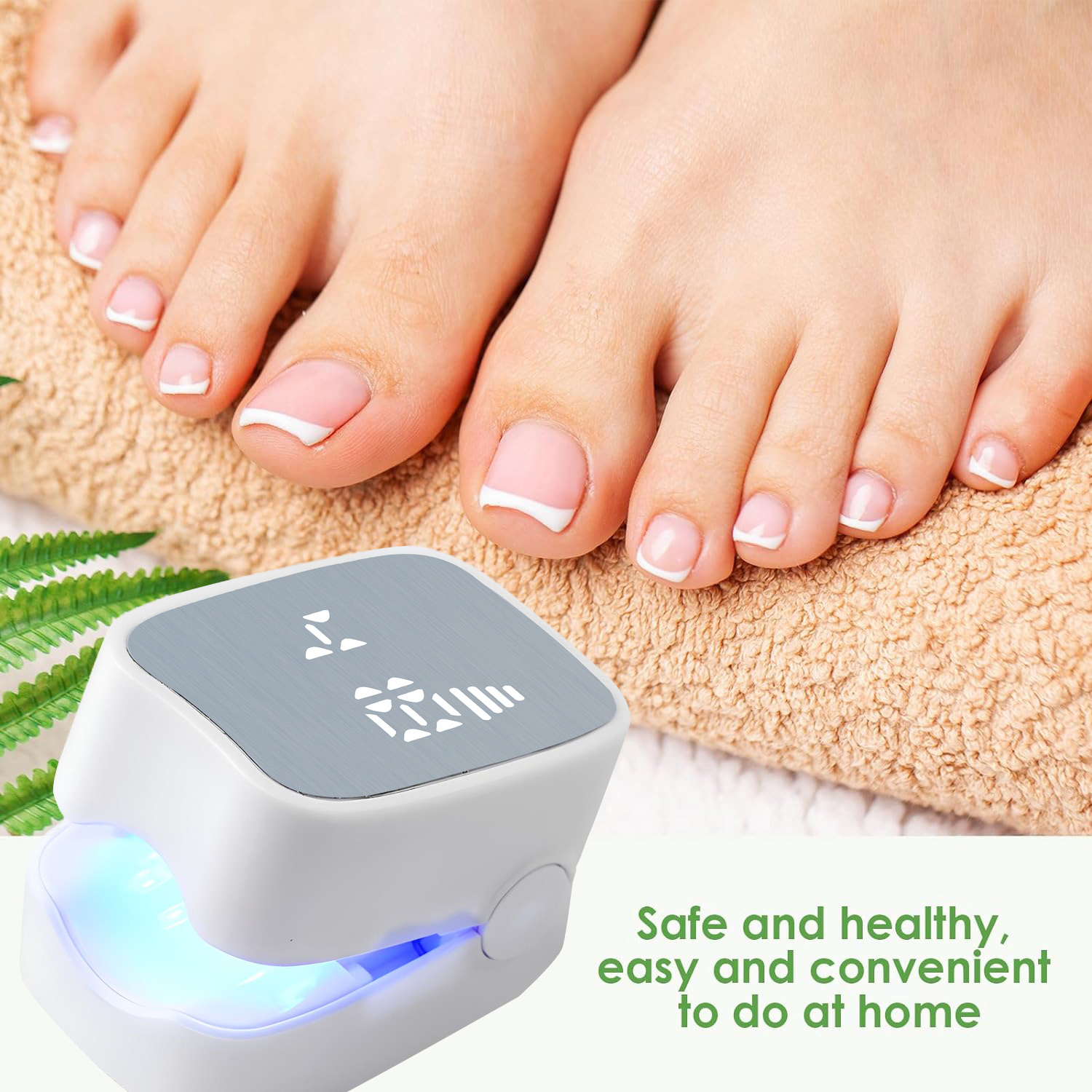 Outils de soins des ongles du pied de l'appareil laser fongique blanc, livres de champignons des ongles, réparation d'onychomycose, N64.Fungus