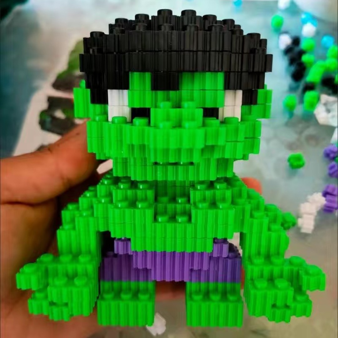 ディズニー-アベンジャーズのビルディングブロック,マイクロダイヤモンド,組み立てられた小さな粒子,アイアンマン,スパイダーマンのおもちゃ,DIY