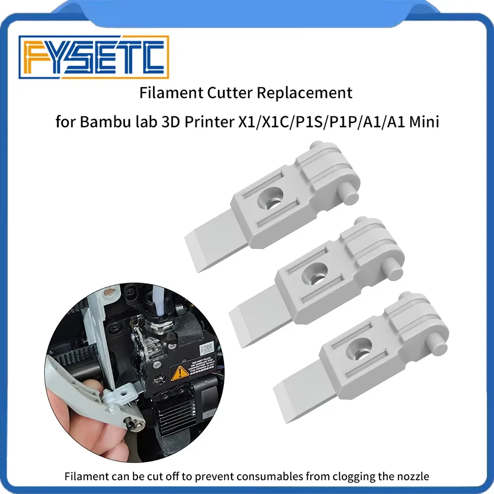 Для Bambu Lab X1/X1C/P1S/P1P/A1/A1 мини-резак для нити, 3D-принтеры, резак для нити, запасные части для 3D-принтеров Bambu