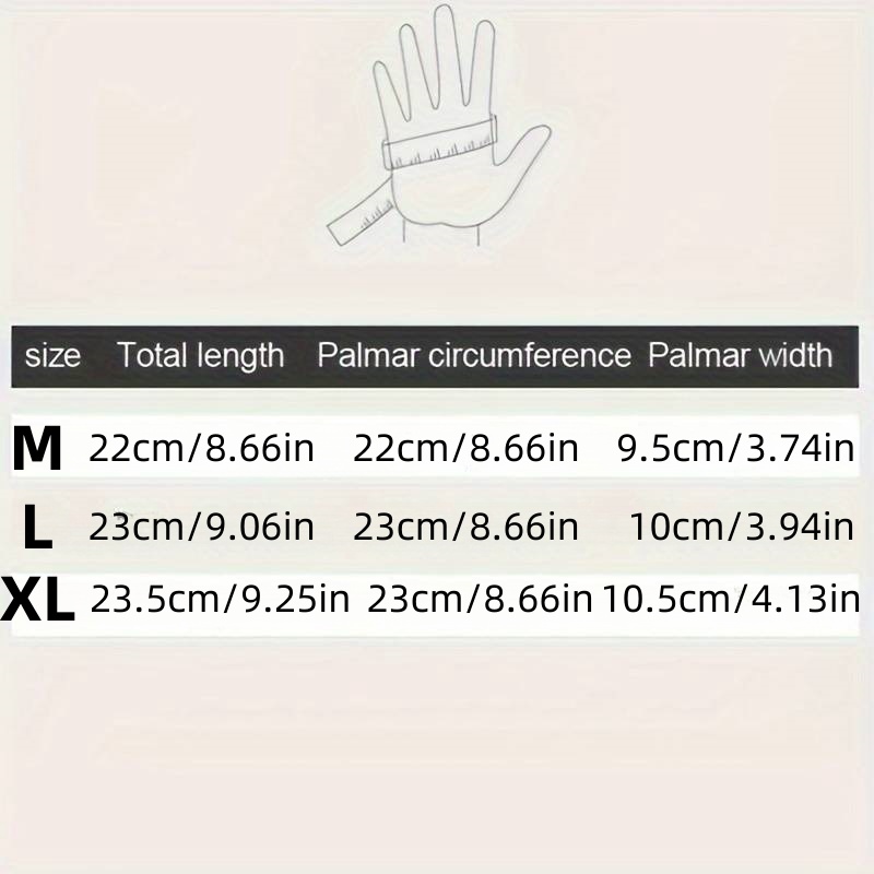 Winter Gloves For Men Waterproof Windproof Cold Gloves Snowboard Motorcycle Riding Driving Warm Touchscreen Zipper Glove