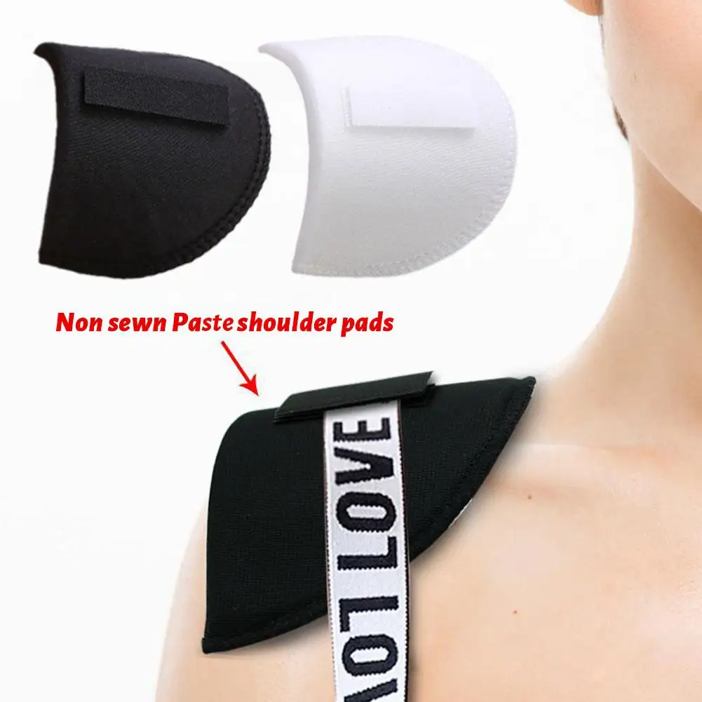 Sponge Shoulder Pads Overcoat Shoulder Enhancer Pad Shoulder Widening Light Foam Sponge Unisex Self-Adhesive Suit Broaden