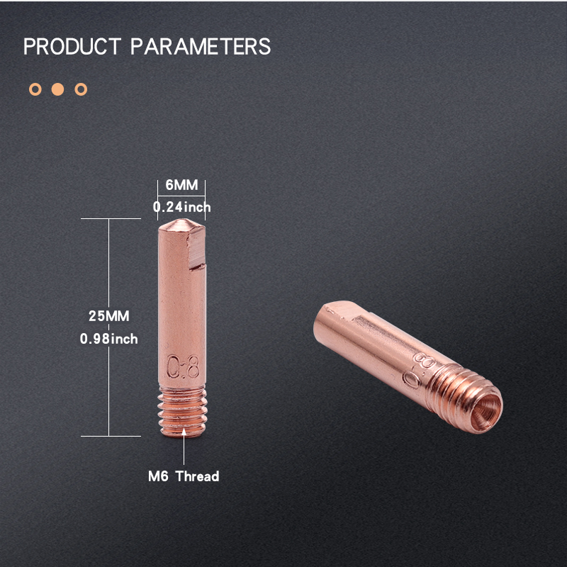 MB-15 MIG Welding Contact Tip 15AK 0.6mm 0.8mm 0.9mm 1.0mm 1.2mm Protective Nozzle For Rilon Riland Jasic Welding Supplies Kit