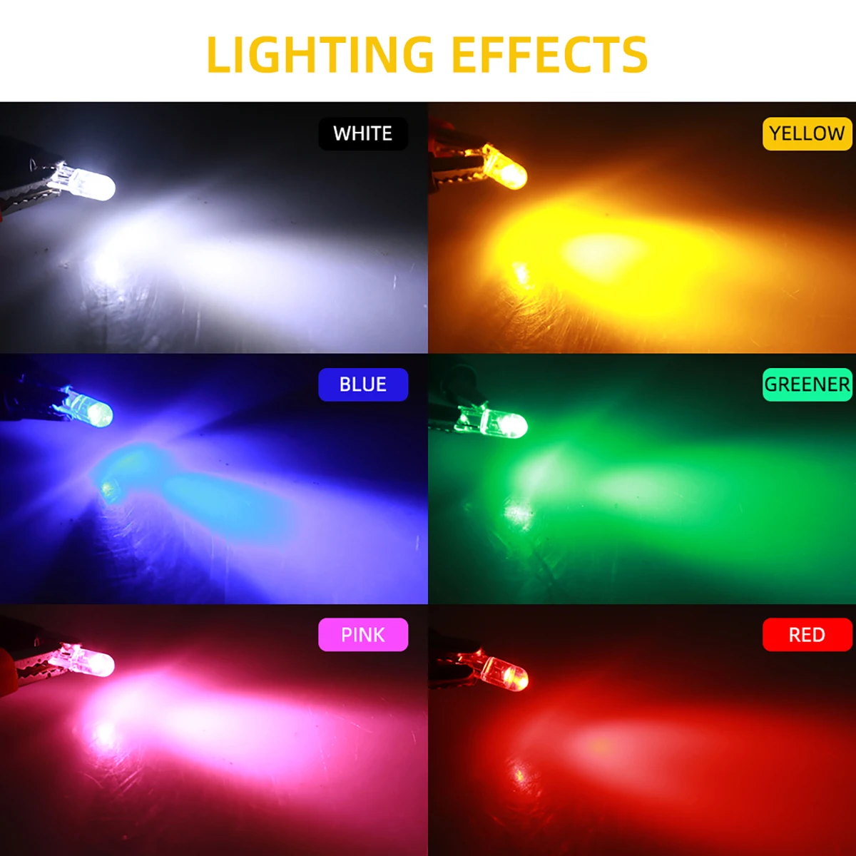 10/20/40pcs T5 LED W3W ภายในรถ Dashboard ร้อนตัวบ่งชี้ COB ชิป CANbus Auto Instrument Light WEDGE หลอดไฟ 12V