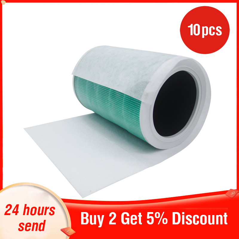 10 pçs filtro hepa kimberley algodão eletrostático anti-poeira purificador de ar filtro para xiaomi purificador de ar 2 2c 2h 2s 3 3c 3h pro