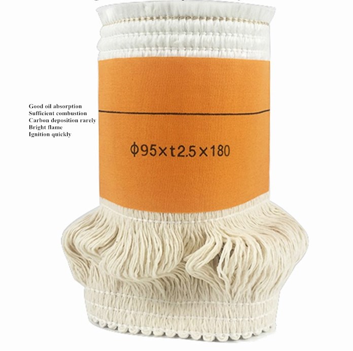 Verschiedene Modelle 65/75/85/95/120mm Kerosin Herd Dochte Hohe Qualität Glas Faser + 100% baumwolle Heizungen Docht