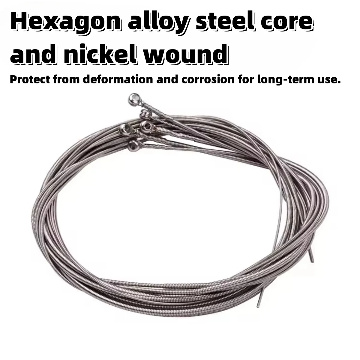 ZIKO Electric Bass Strings 4/5/6 String Bass/Hexagon Alloy Core และนิกเกิลแผล/กีตาร์ไฟฟ้า Bass Instruments อุปกรณ์เสริม