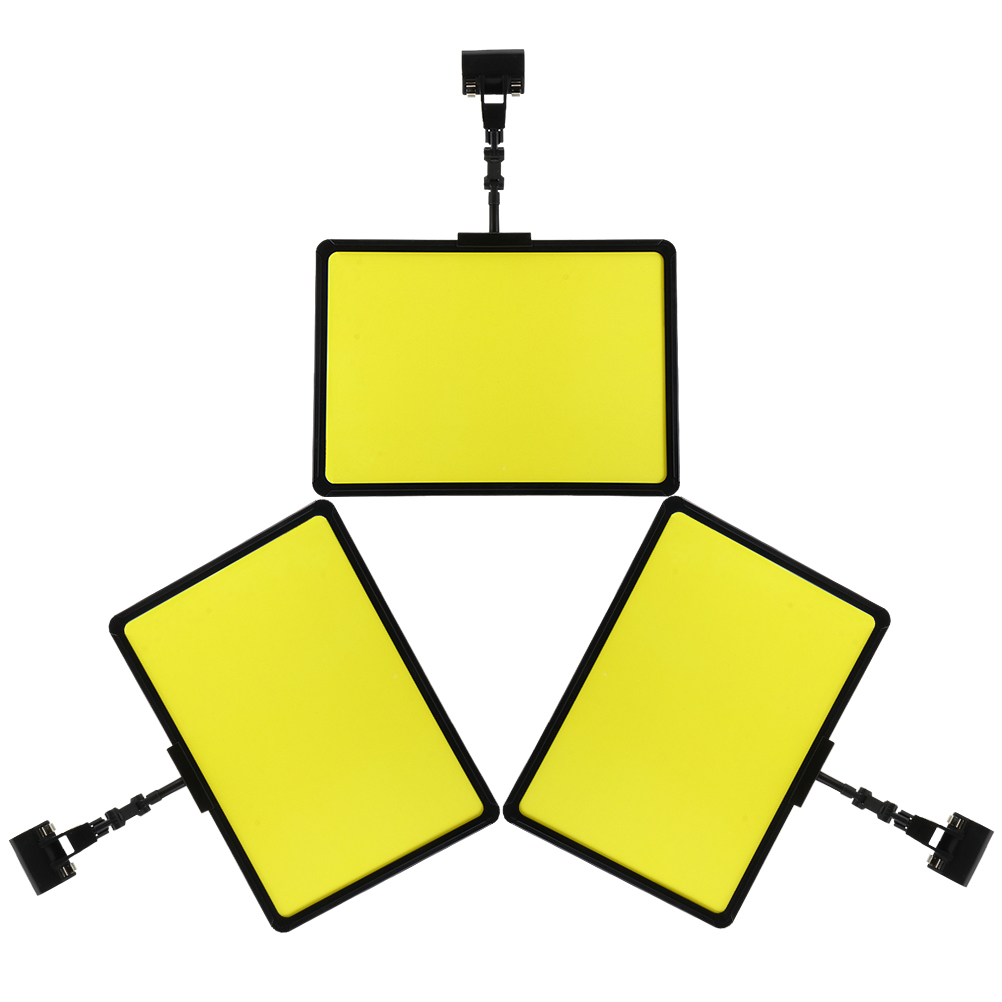 3 buah label makanan label harga tanda nyaman dudukan utama Poster profesional papan Supermarket