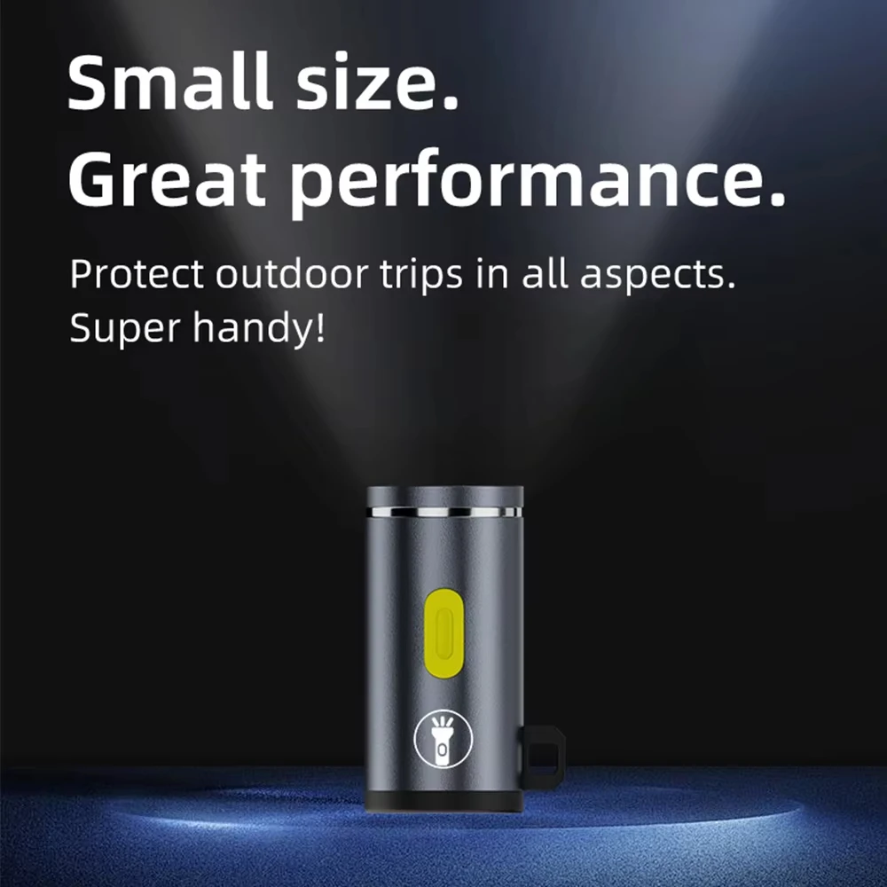 Xiaomi Mini Portable Flashlight High Brightness LED Powered By Type C Connectors Small LED Light LED Torches Perfect For Travel