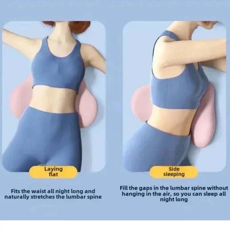 Speciaal Lendensteunkussen Slaap Lendenkussen Ergonomisch Zacht Comfortabel Geheugen Katoenen Bed Lumbale Uitsteeksel Rugsteun