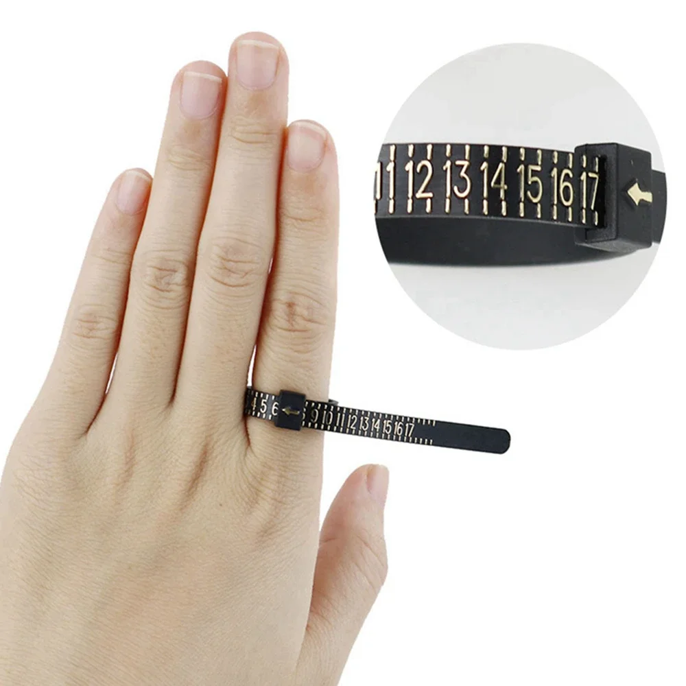 UK/US/EU/HK/JP Ring Sizer Fingerumfang Größe Messung Gürtel Messen Wiederverwendbare Finger Größe Gauge schmuck Größenmaß Werkzeug