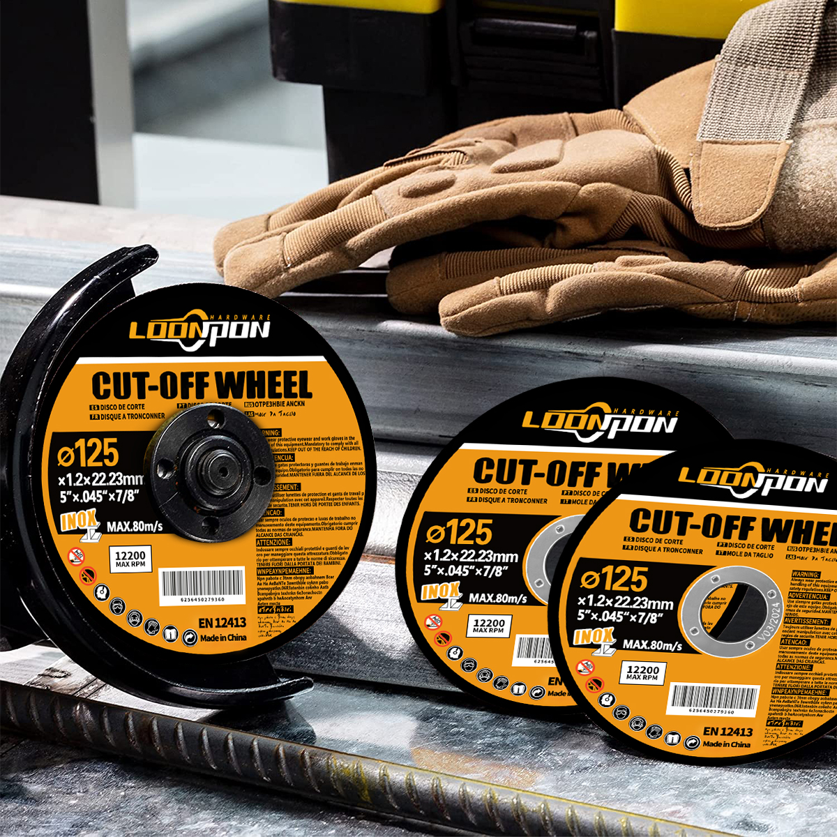 Disco de corte de 125mm, rueda de corte de Metal, amoladora angular, rebanada de disco, cortador de hoja de molienda reforzada con fibra para Metal y hierro, 5-50 Uds.