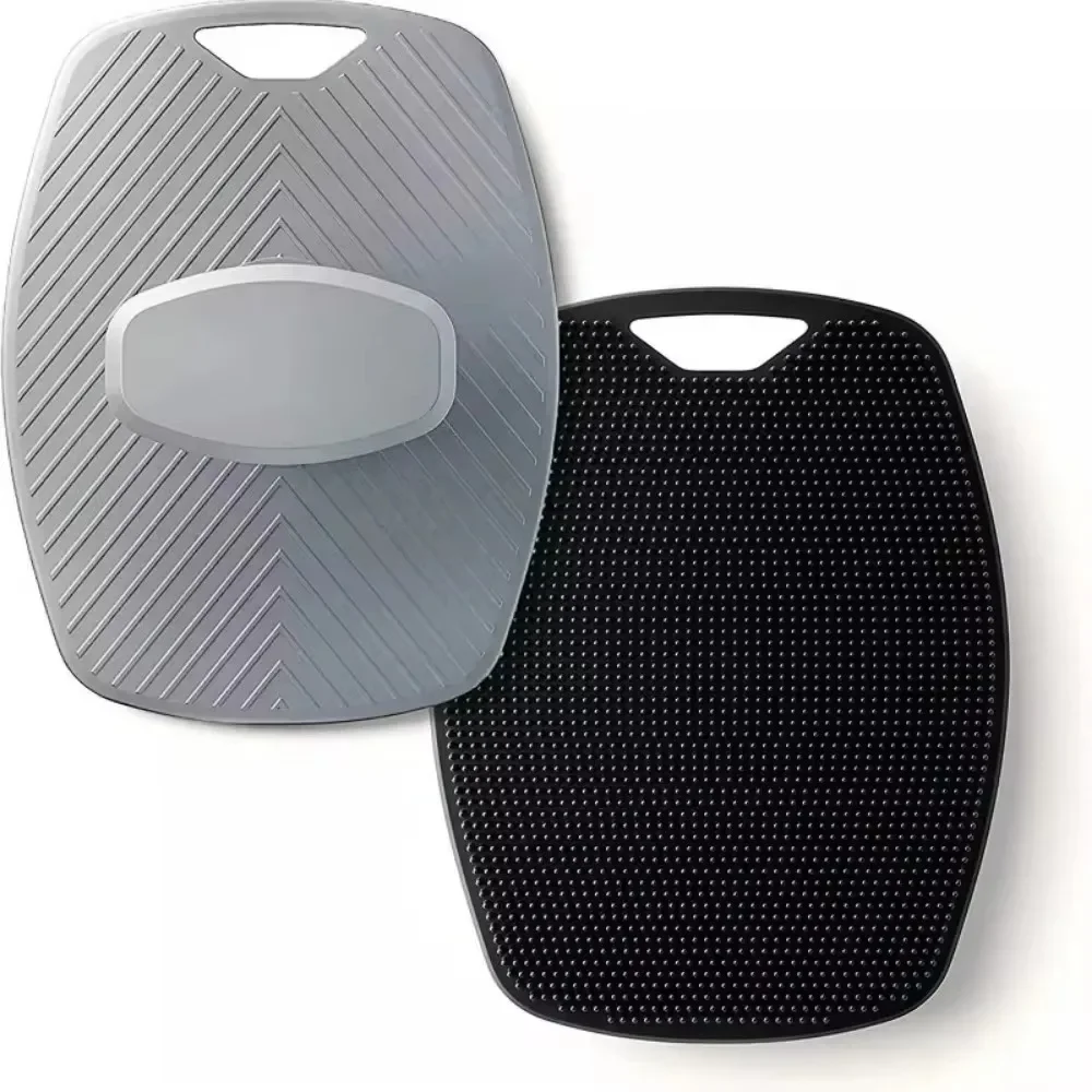 Exfoliating Silicone Cleansing Brush Body Scrubber Cleans Massages Skin Bathroom Accessories Bath Brush Cleanser No Slip Handle