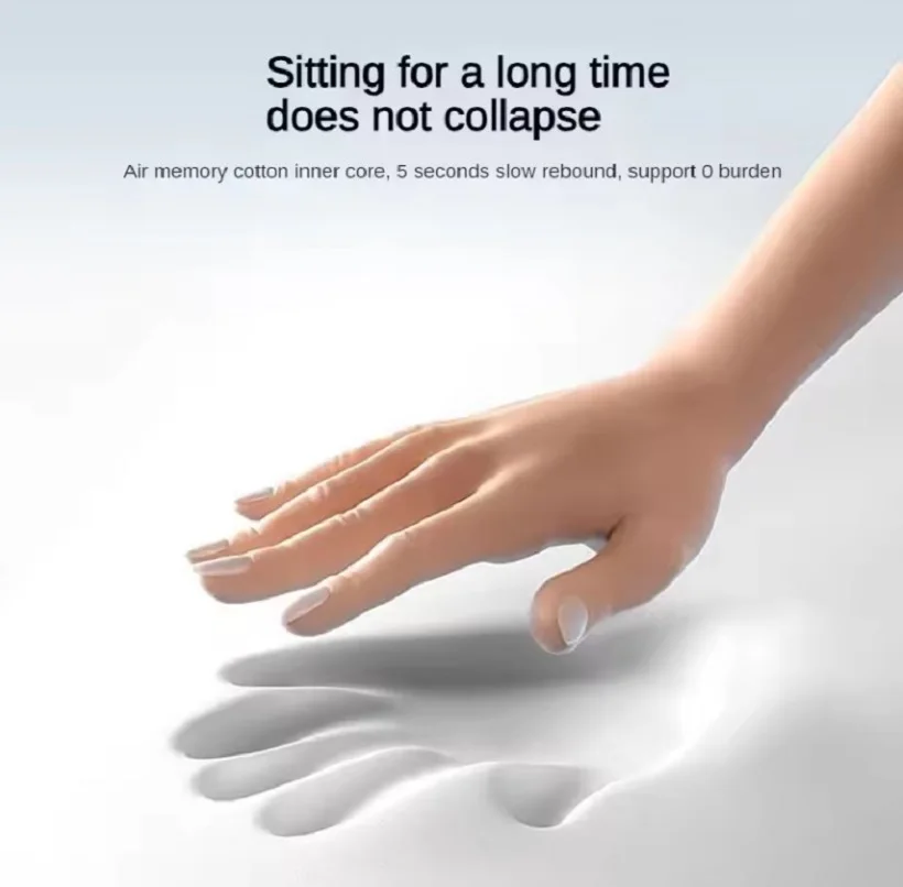 Tailbone อาการปวดหลังบรรเทาอาการปวด Comfort Office เก้าอี้เบาะนั่งรถลื่น Orthopedic Memory Foam Coccyx เบาะ