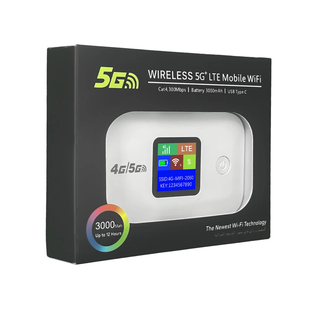 Pocket Wireless WiFi 150Mbps Mini Outdoor WIFI Hotspot 3000mAh Mini Mobile Hotspot with SIM Card Slot Mobile Pocket WiFi Router