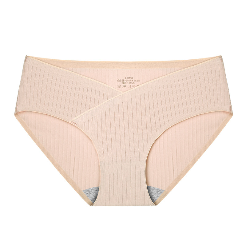 Bragas de maternidad de algodón para mujeres embarazadas, ropa interior de vientre de cintura baja, 100 KG, 50S