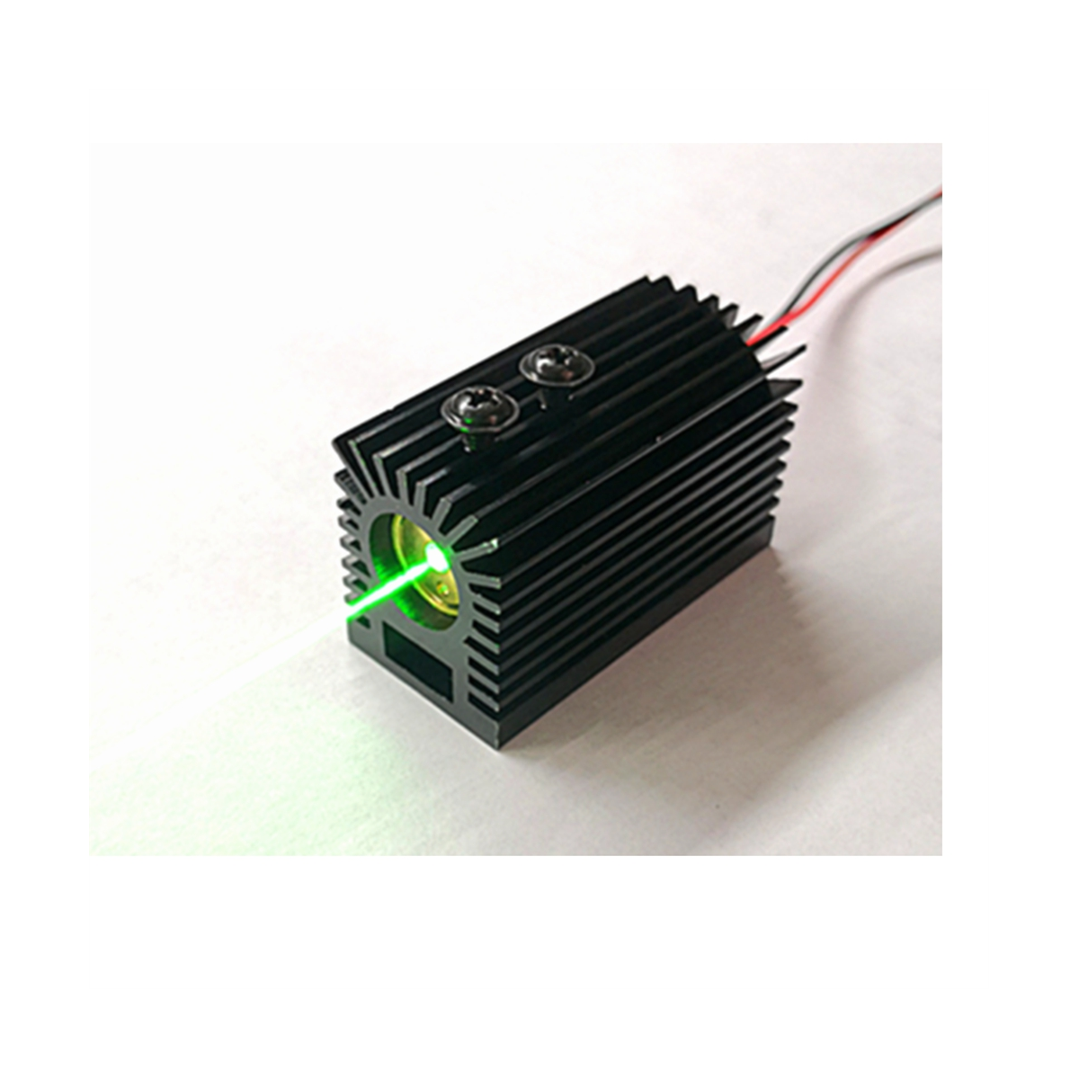 緑色のドットレーザーモジュール,工業用グレード,532nm,30mw,45x27x22