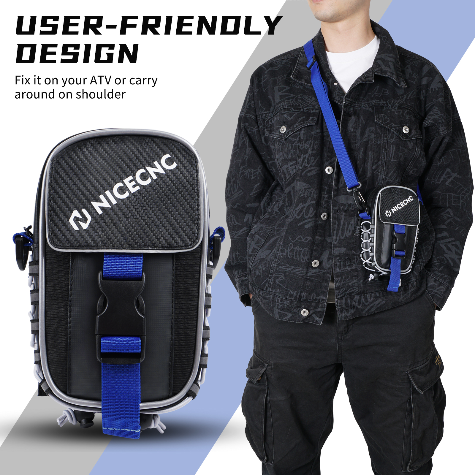 For Yamaha Raptor 700 2013-2023 Front Fender Bag Waterproof 700R SE 2014-2020 ATV accessories Fender Mudguard Tool Storage Bags