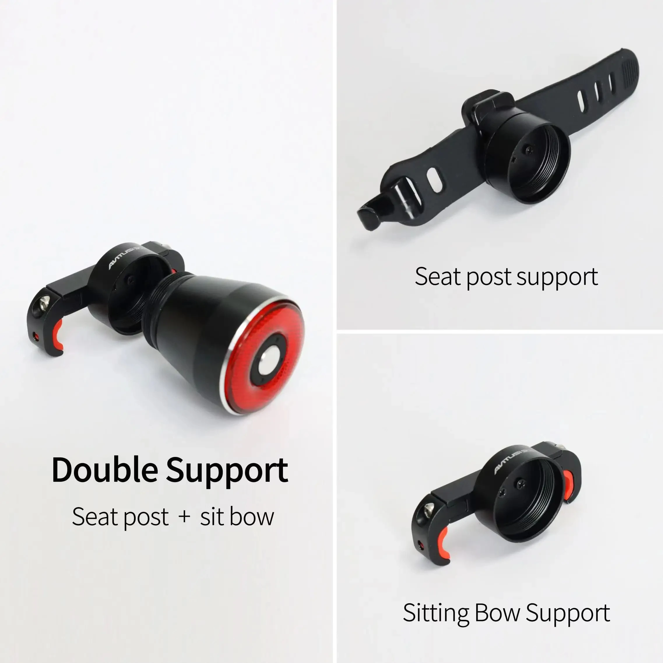 OFFBONDAGE 자전거 스마트 자동 브레이크 감지 라이트 IPx6 방수 LED 충전 사이클링 미등 자전거 후면 조명 액세서리