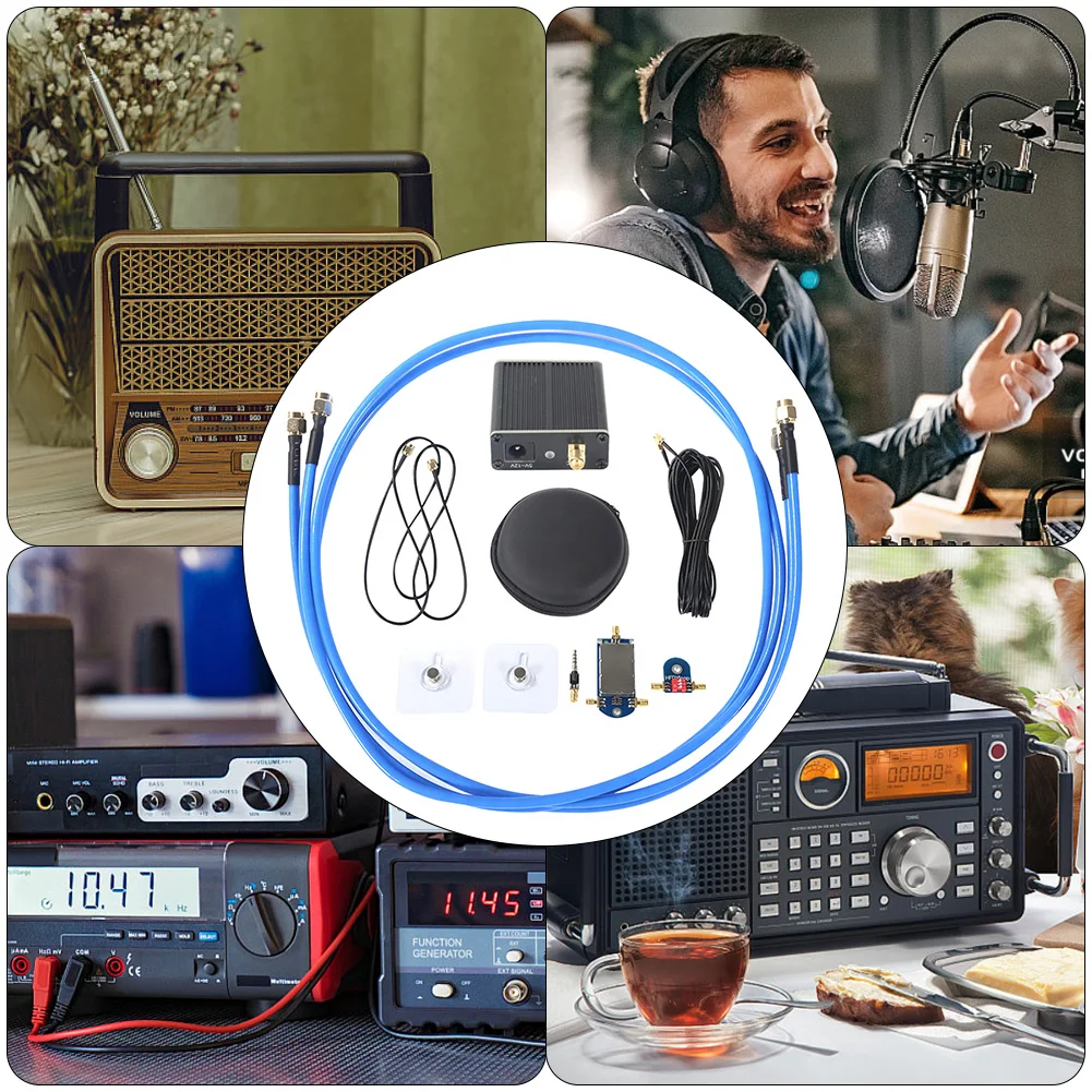 LZ1AQ Amplifier Active Magnetic for Loop Antenna Wideband 50K-500MHz Portable Antenna 17dB HF AM FM VHF UHF SDR Receiver Radio