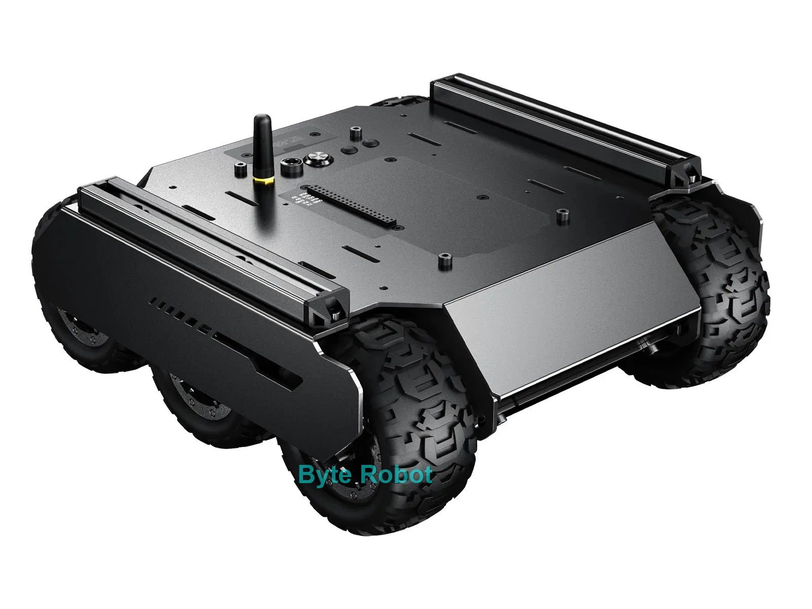 Coche Robot móvil 6WD, Flexible y extensible, UGV todoterreno 6x4 con rieles de extensión y tanque RC programable por ordenador esclavo ESP32