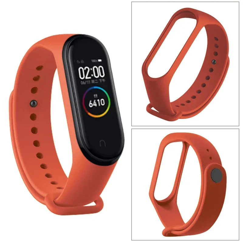 Nueva Correa de silicona para Xiaomi Mi Band 4 5 6 7 pulsera de reloj deportivo Miband4 miband7 Correa Mi band 3 4 5 6 7 Band